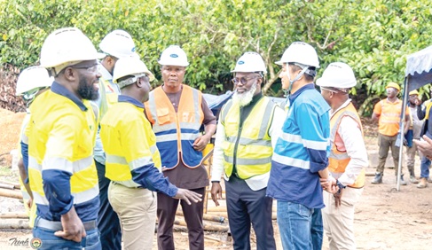 Manganese refinery site visit